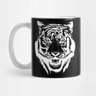 Tiger Face Black Edition Mug